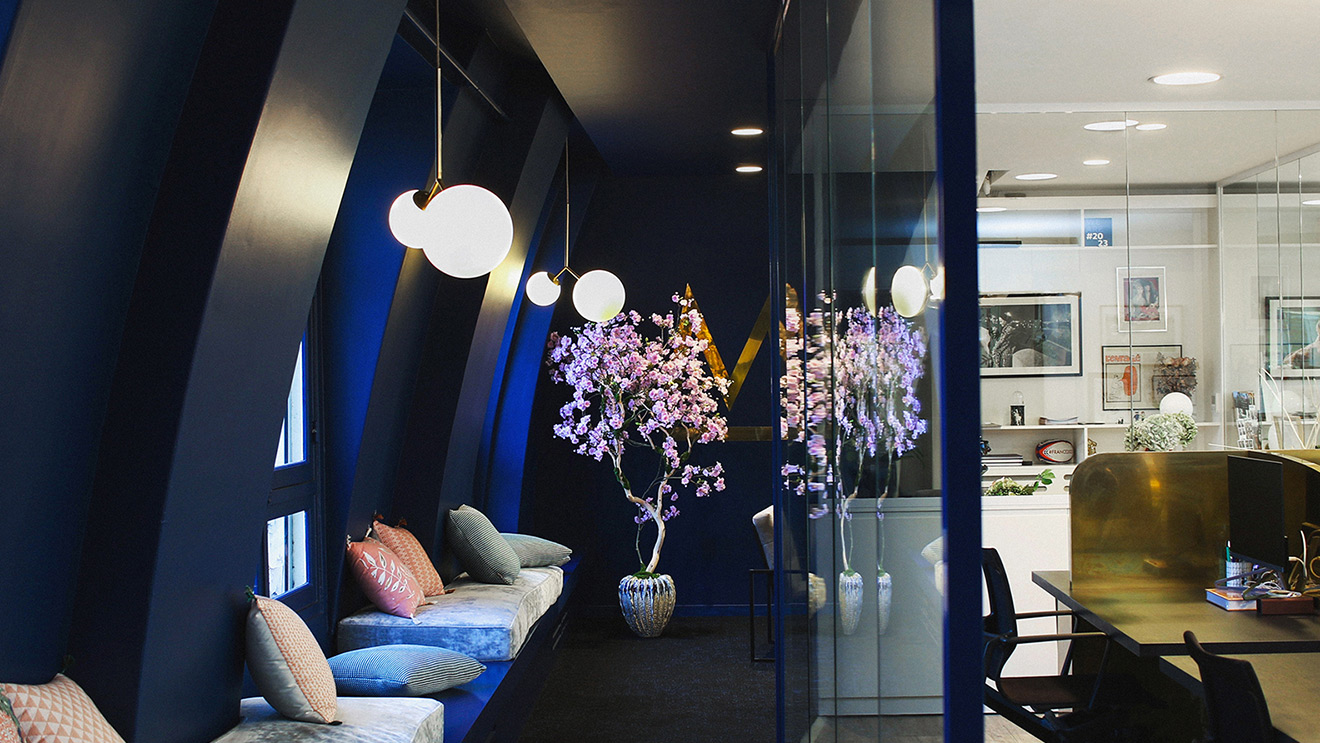 majorelle pr & events, entrée bureaux, communication, paris